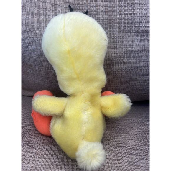 VINTAGE 1971 Mighty Star Warner Bros TWEETY BIRD Looney Tunes Plush 9” - Picture 3 of 7